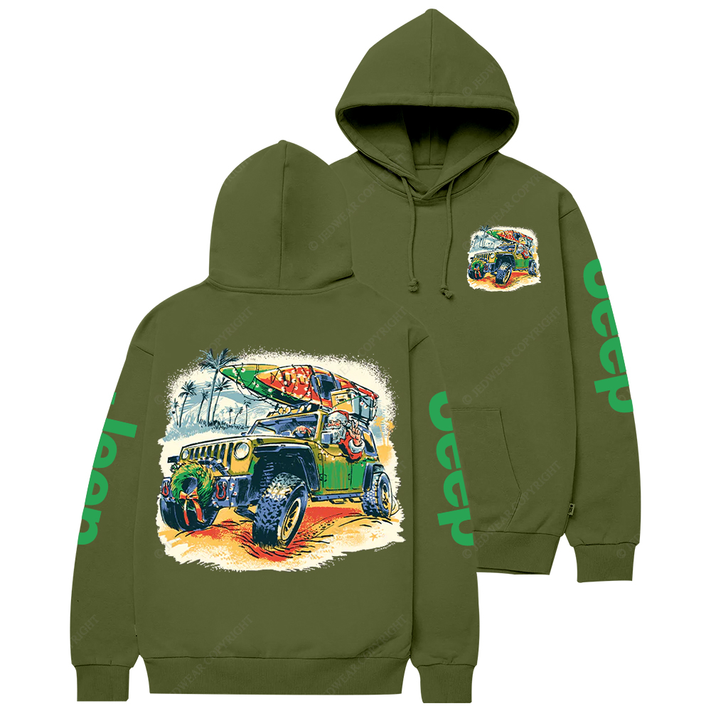 Santa Goes Anywhere Jp Casual Hoodie