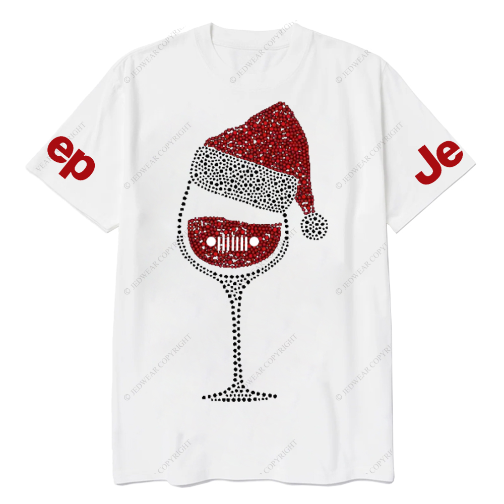 Bling Glowing Wine Glasses Jp T-Shirt
