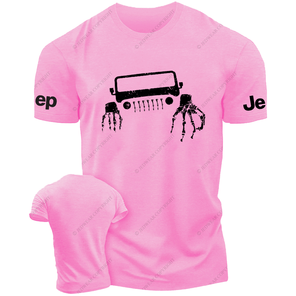 JP Halloween Skull And Hands  Front Design JP T-Shirt