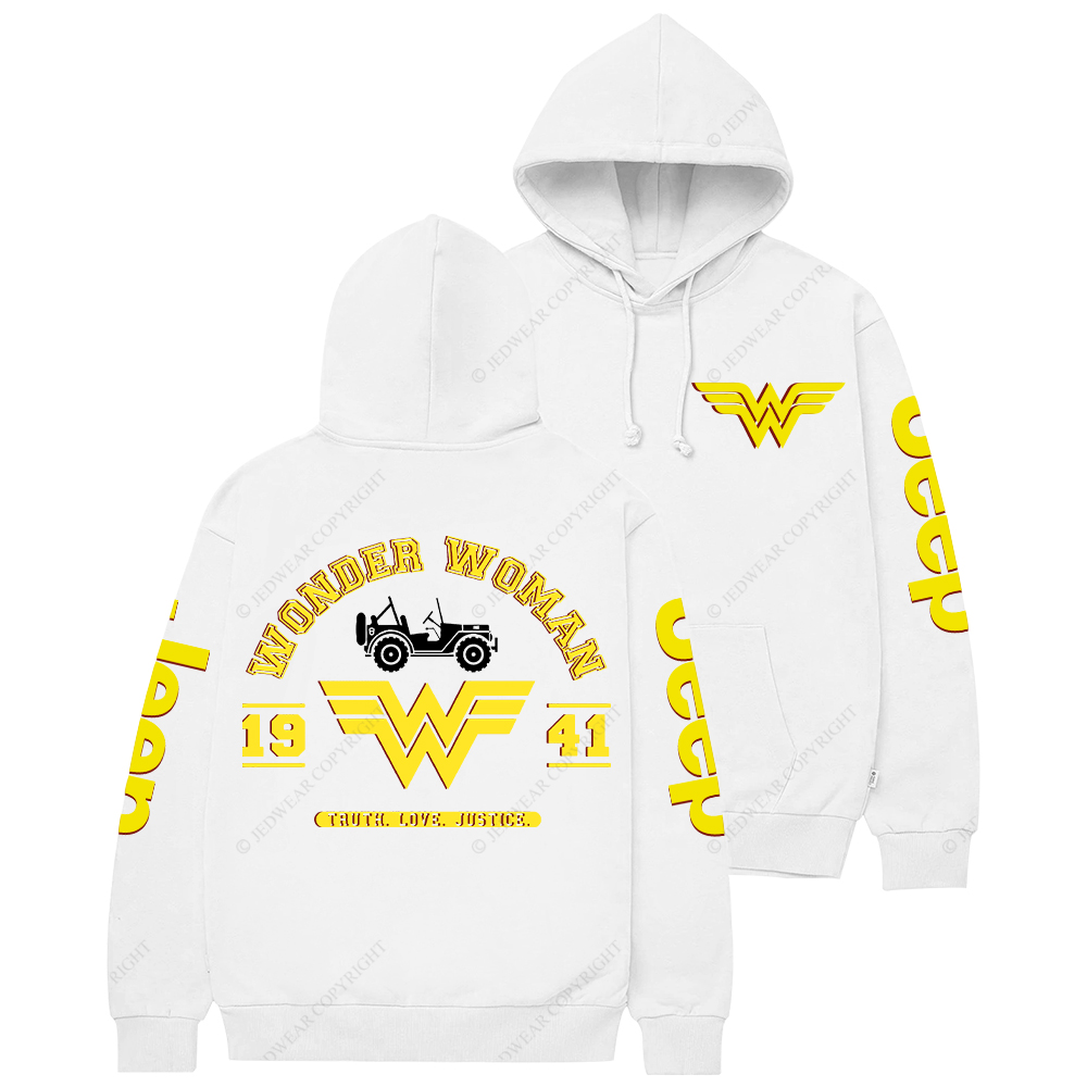 Wonder Woman Truth Love Justice Jp Casual Hoodie