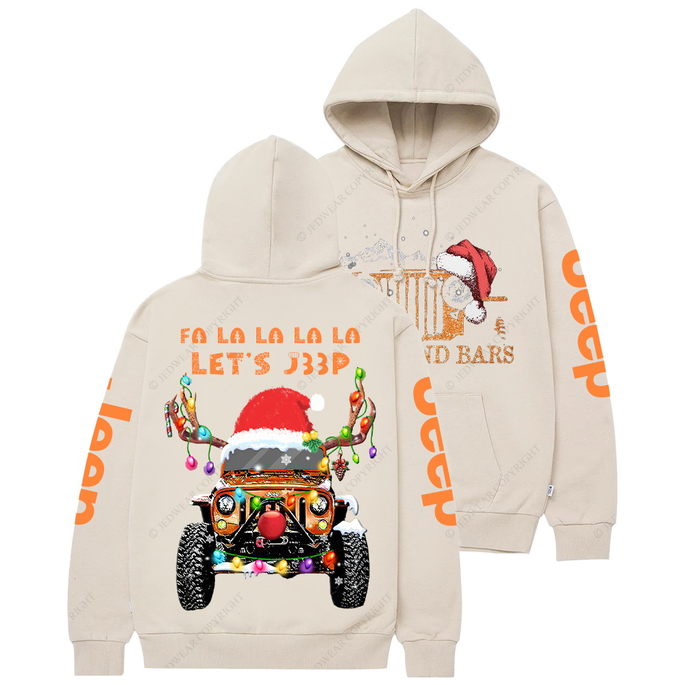 Merry Christmas Fa La La La La Let’s Jp Casual Hoodie