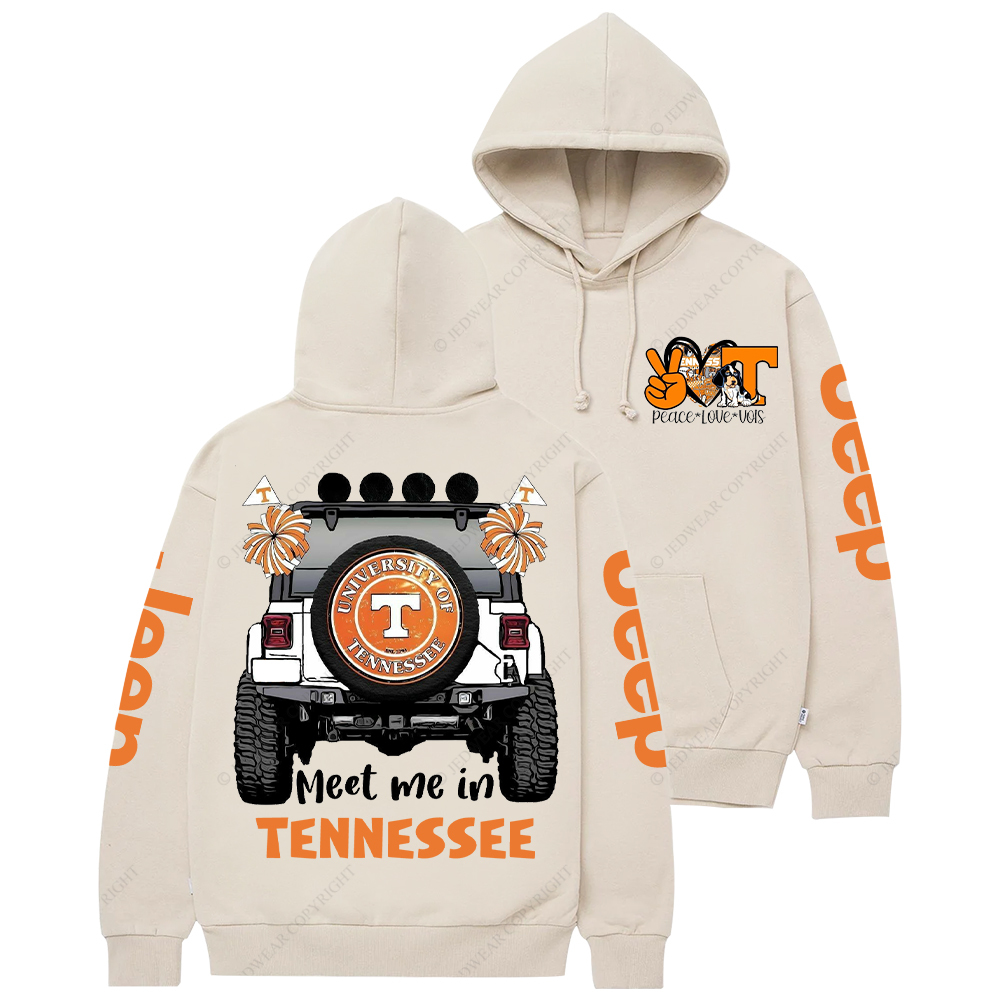 Meet Me In Tennessee Football Jp Casual Hoodie