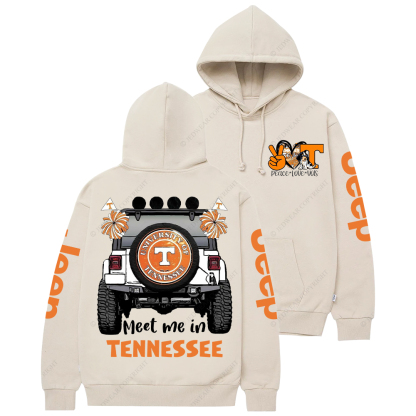 Meet Me In Tennessee Football Jp Casual Hoodie