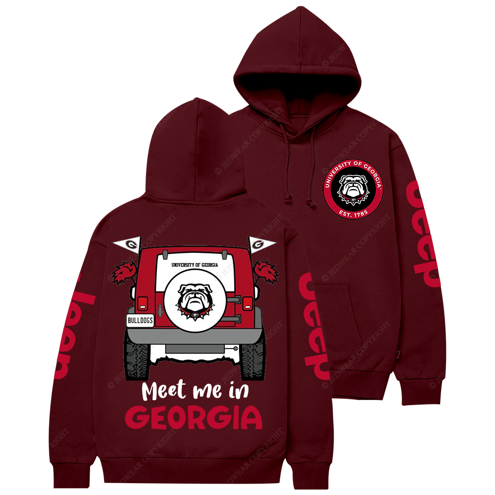 Georgia Bulldogs Football Jp Casual Hoodie