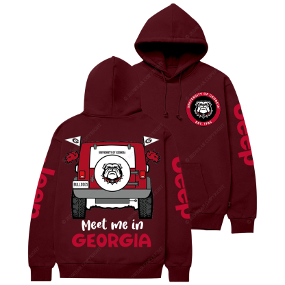 Georgia Bulldogs Football Jp Casual Hoodie