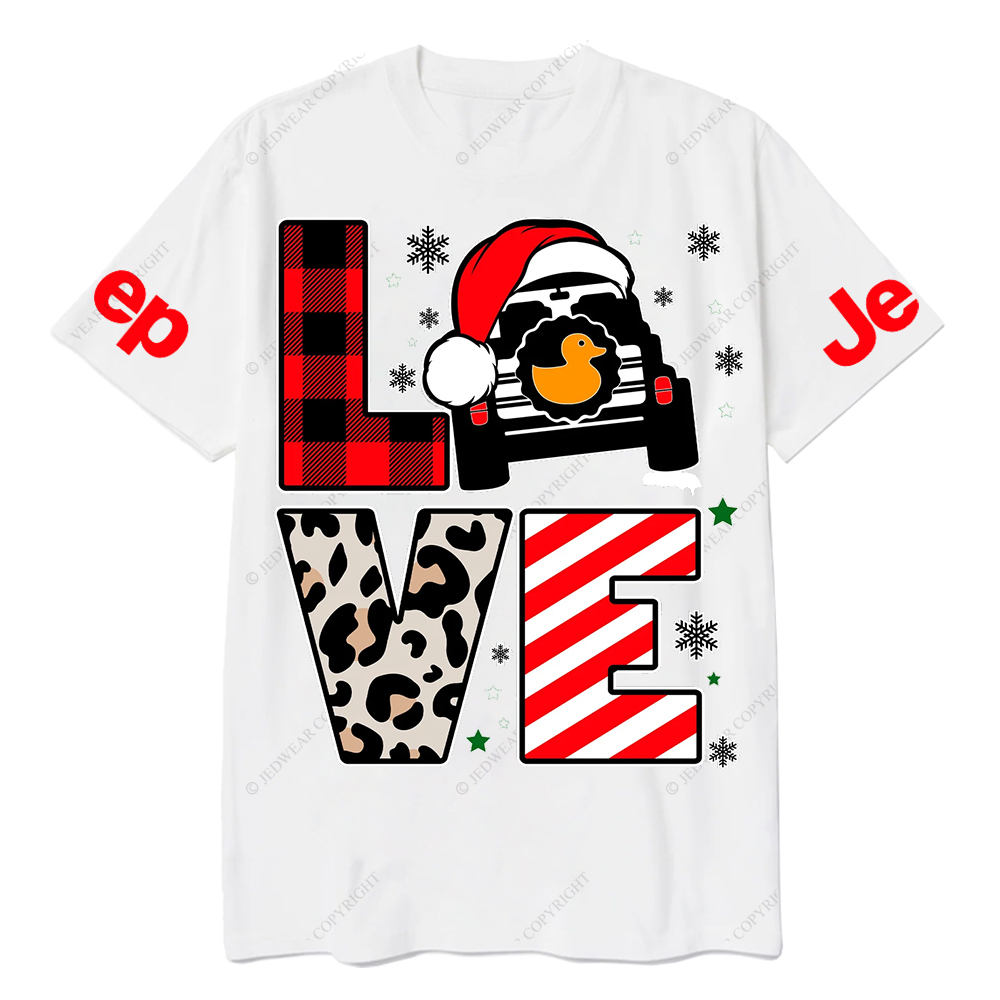 Merry Christmas Duck Snow Jp T-Shirt