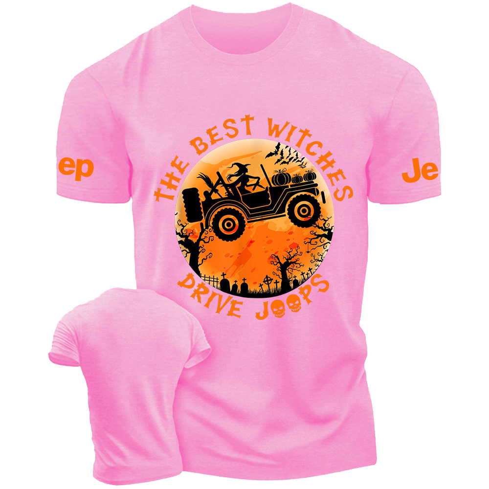 JP Halloween The Best Witches Drive Skull  Bat JP T-Shirt