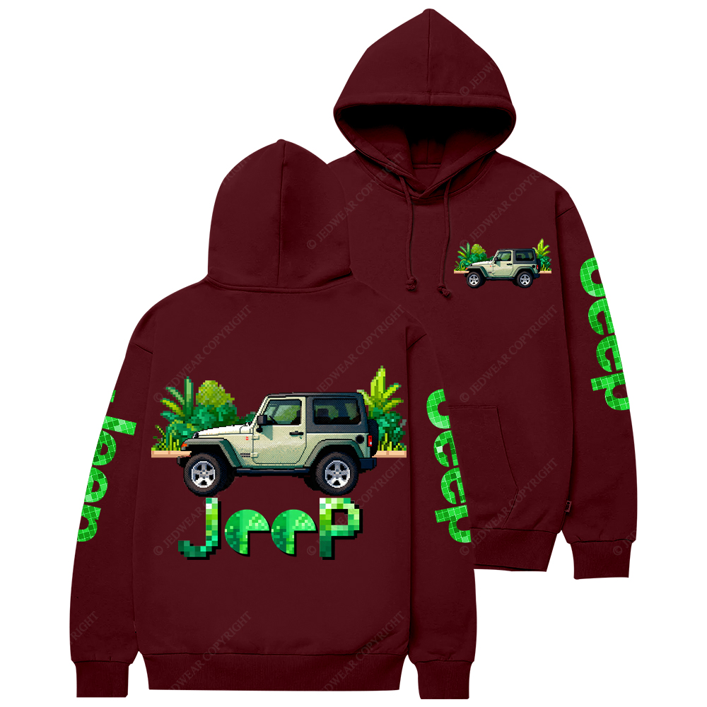 Pixel Outdoor Off-Road Vehicle Jp Casual Hoodie