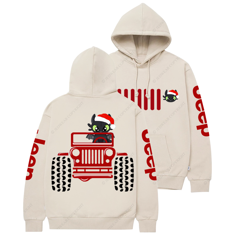 Toothless Driving Off-Road Vehicle Jp Casual Hoodie