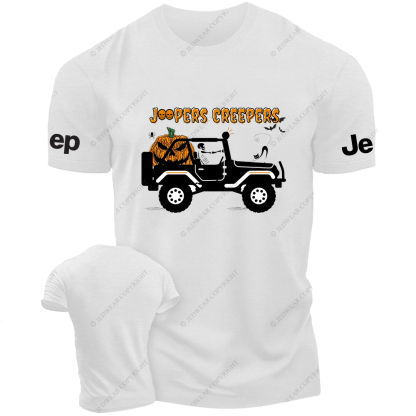 Jp Creepers Halloween Pumpkin Skull T-Shirt
