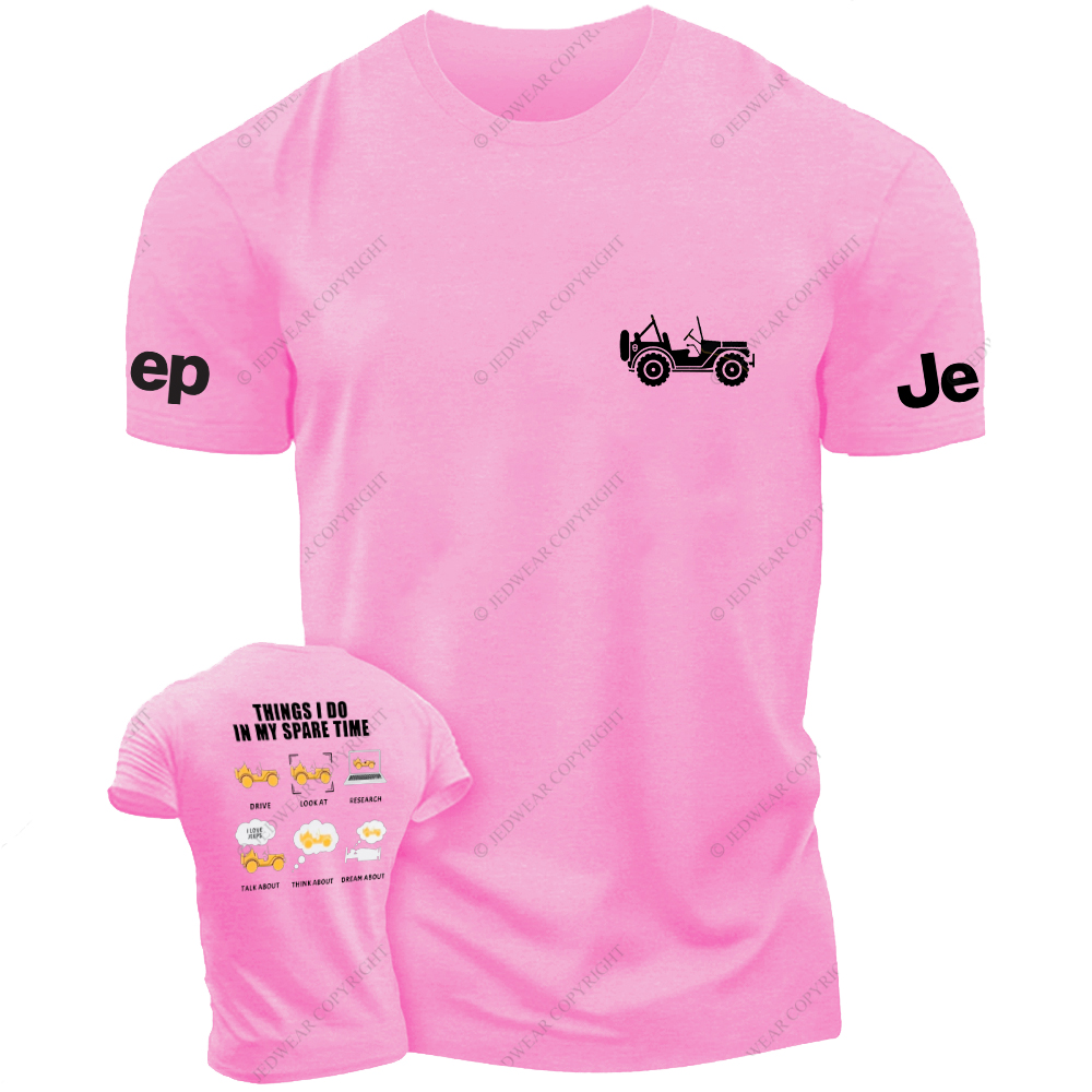Jp Things I Do In My Spare Time Every Day T-Shirt