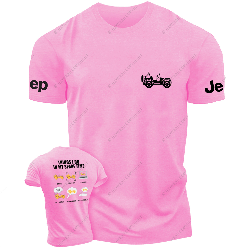 Jp Things I Do In My Spare Time Every Day T-Shirt