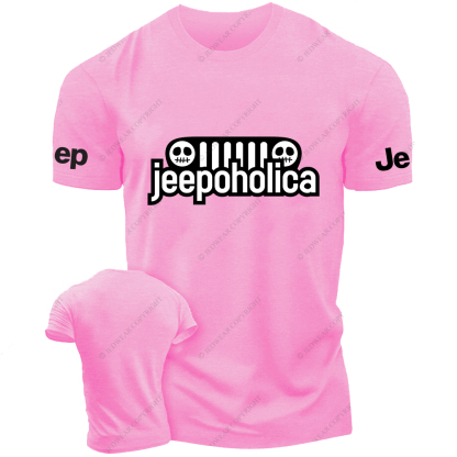 Halloween Jeepoholica Skull Four-Wheeler Jp T-Shirt