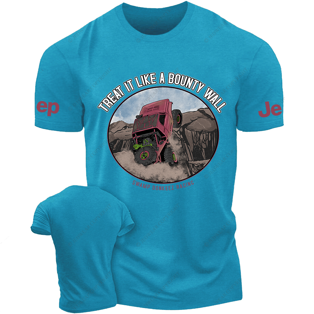 Treat It Like A Bounty Wall Swamp Donkeez Racing Jp T-Shirt