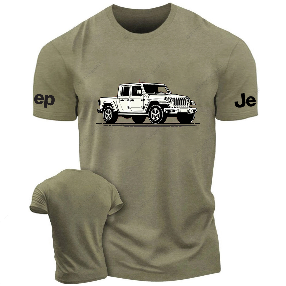 Jp Gladiator Truck Driving On The Road Jp T-Shirt