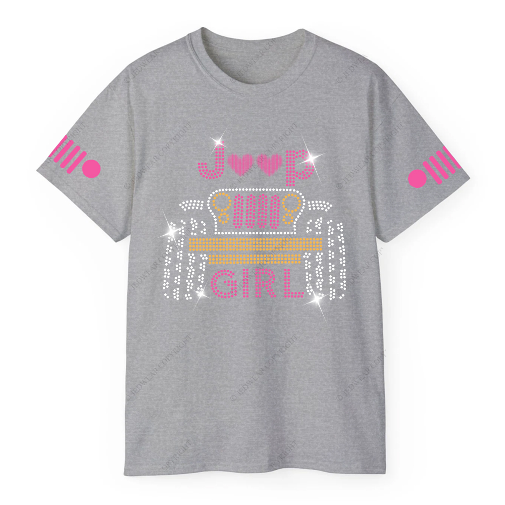 Jp Girl Glowing Car Love Jp T-Shirt