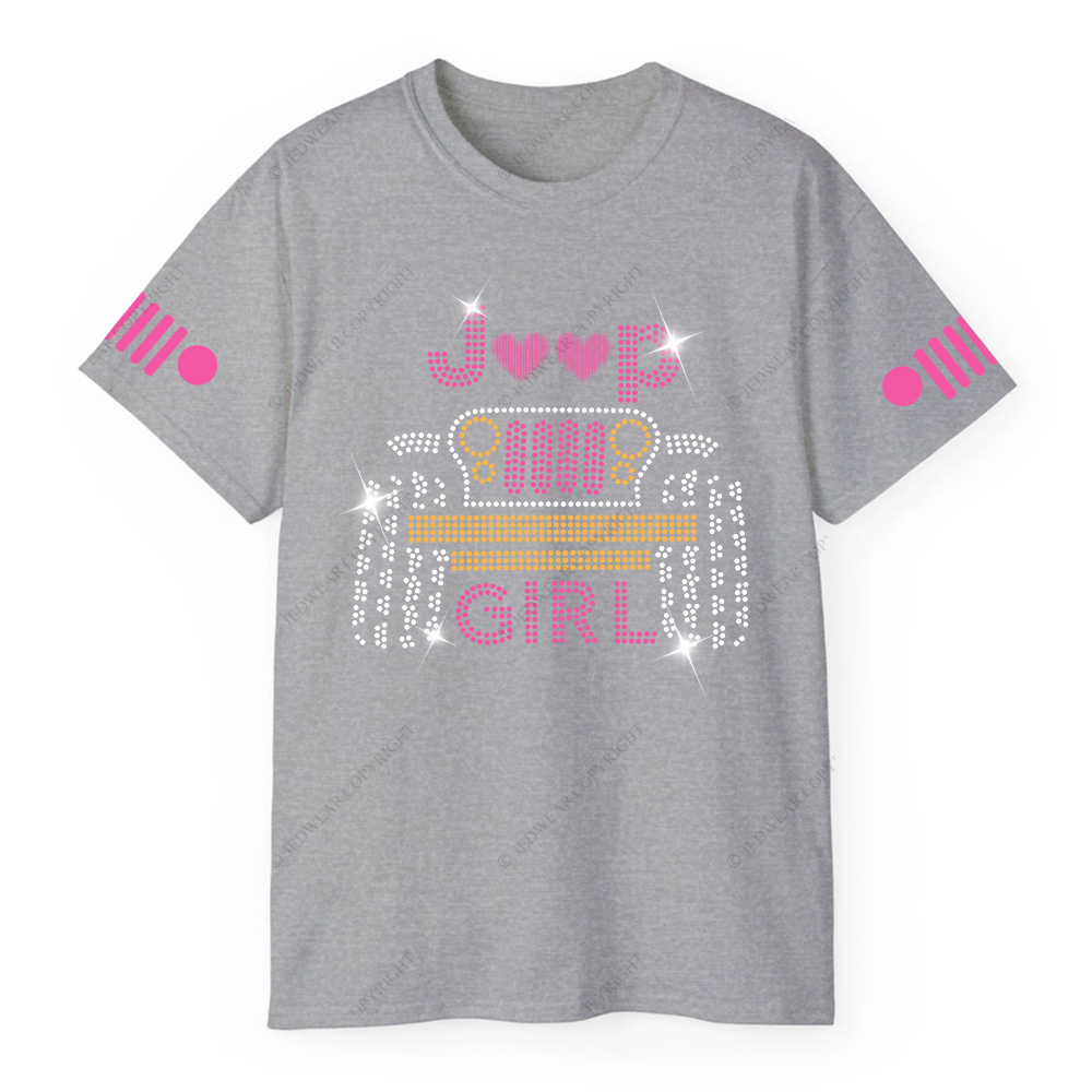Jp Girl Glowing Car Love Jp T-Shirt