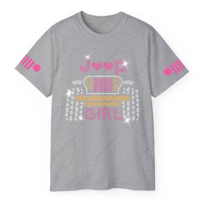 Jp Girl Glowing Car Love Jp T-Shirt