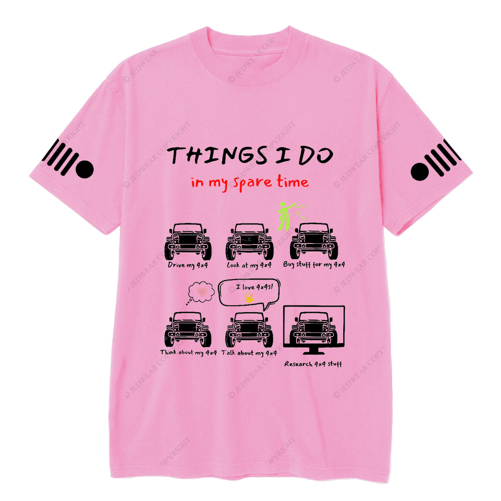 Jp Girl Things I Do In My Spare Time 20+ Views In The Last 24 Hours Jp T-Shirt