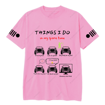 Jp Girl Things I Do In My Spare Time 20+ Views In The Last 24 Hours Jp T-Shirt