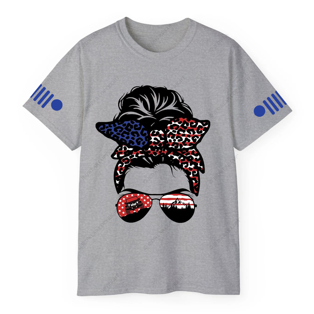 Jp Girl 4x4 Girl Car Bow Tie Glasses Jp T-Shirt