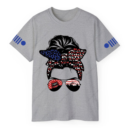 Jp Girl 4x4 Girl Car Bow Tie Glasses Jp T-Shirt