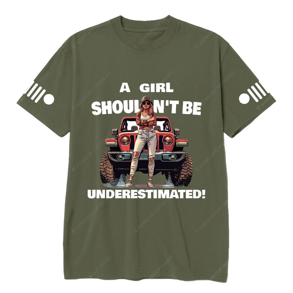 Jp Girl A Girl Shoulen't Be UnderestimatedT-Shirt