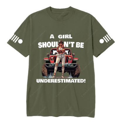 Jp Girl A Girl Shoulen't Be UnderestimatedT-Shirt