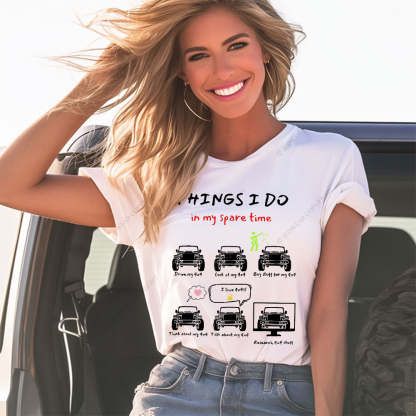 Jp Girl Things I Do In My Spare Time 20+ Views In The Last 24 Hours Jp T-Shirt