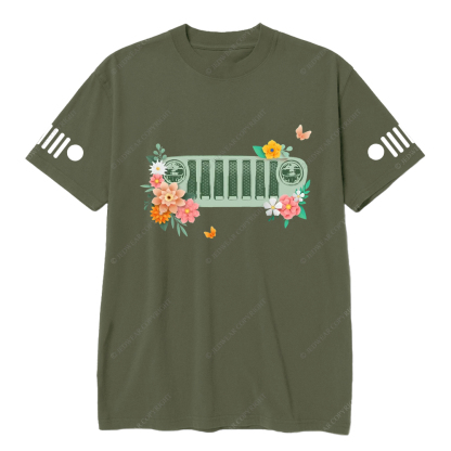 Colorful  Flower Leaves T-Shirt