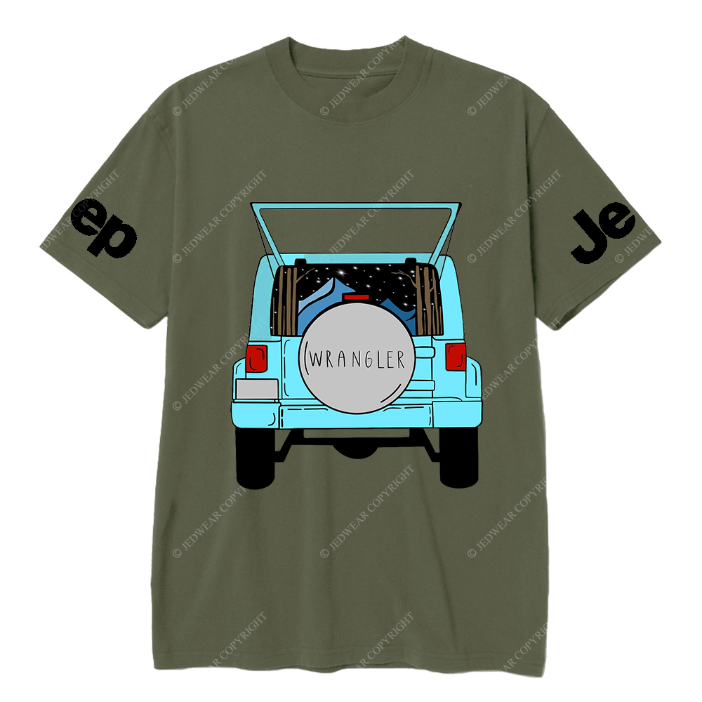 Starry Night Adventure with Blue wrangler JP T-shirt
