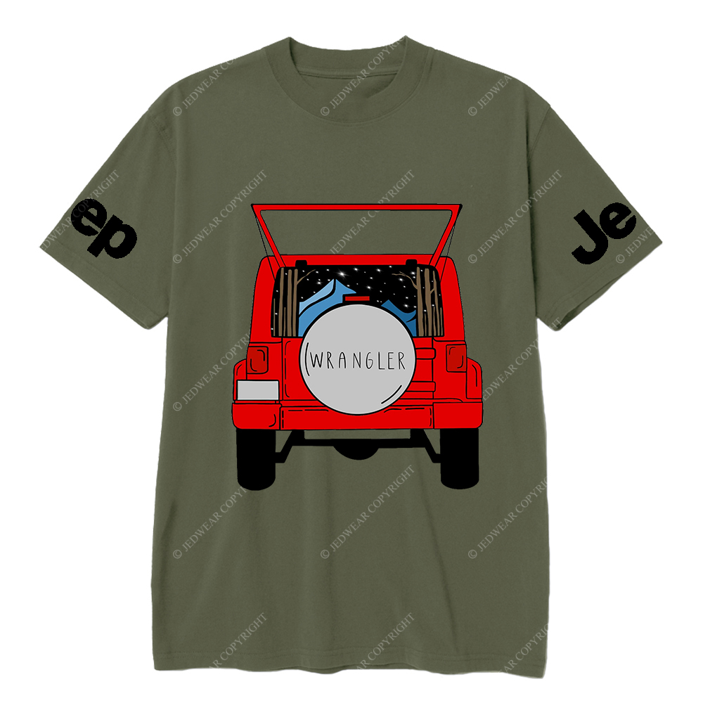 Starry Night Adventure with Red  wrangler JP T-shirt