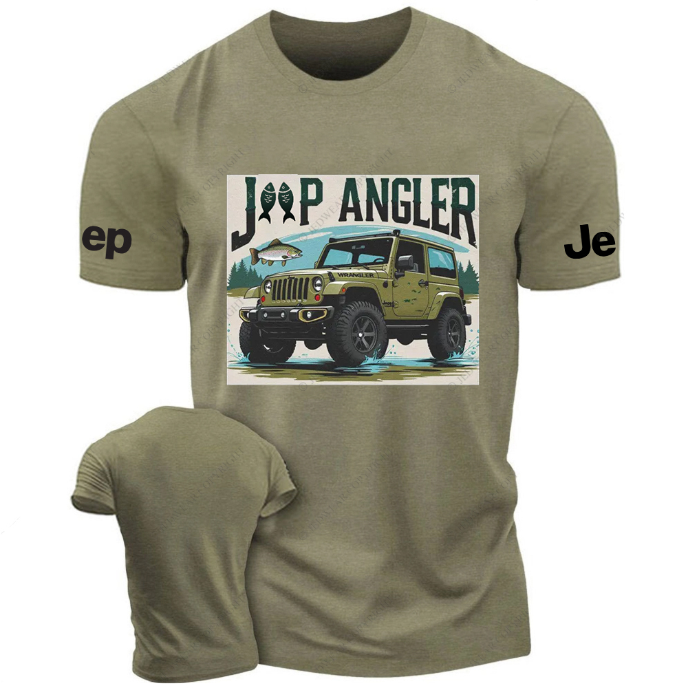 Angler Outside Water Fishing Jp T-Shirt
