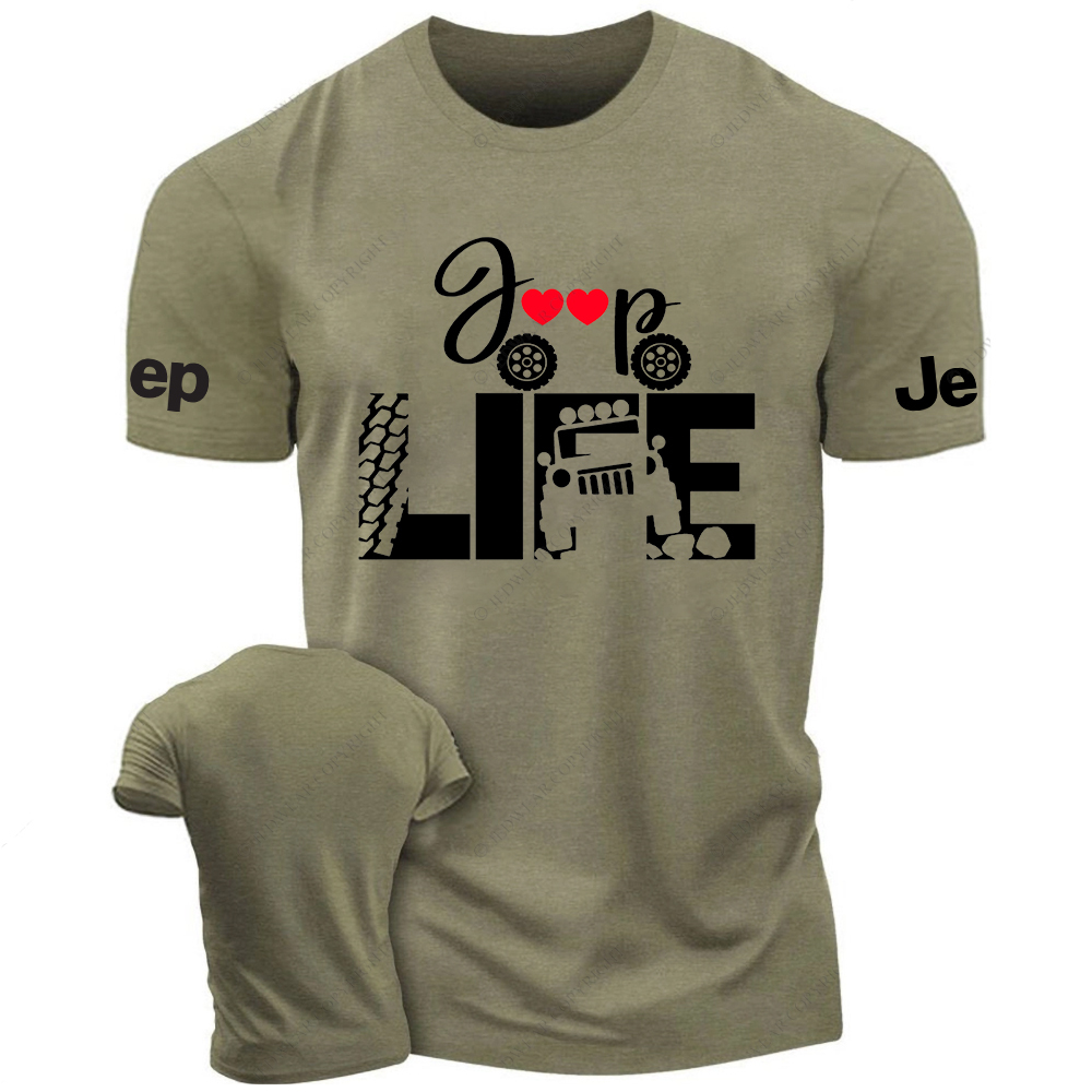 Love Life Wheel Tracks Jp T-Shirt