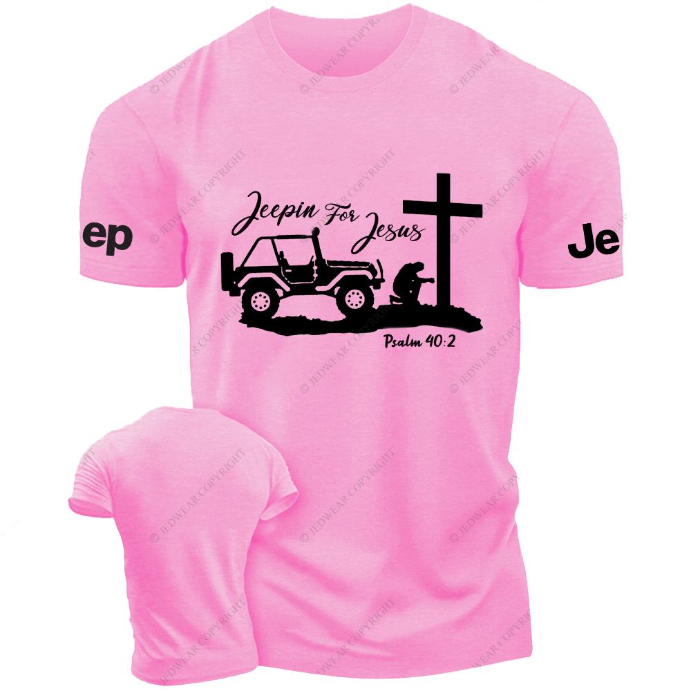Jeepers For Jesus Religion Psalm Repent Jp T-Shirt