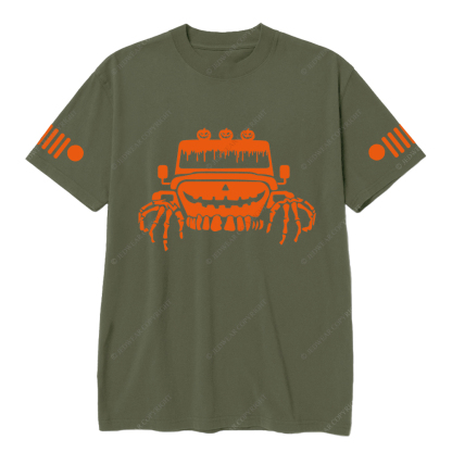 Orange Pumpkin Halloween Skull  Jp T-Shirt