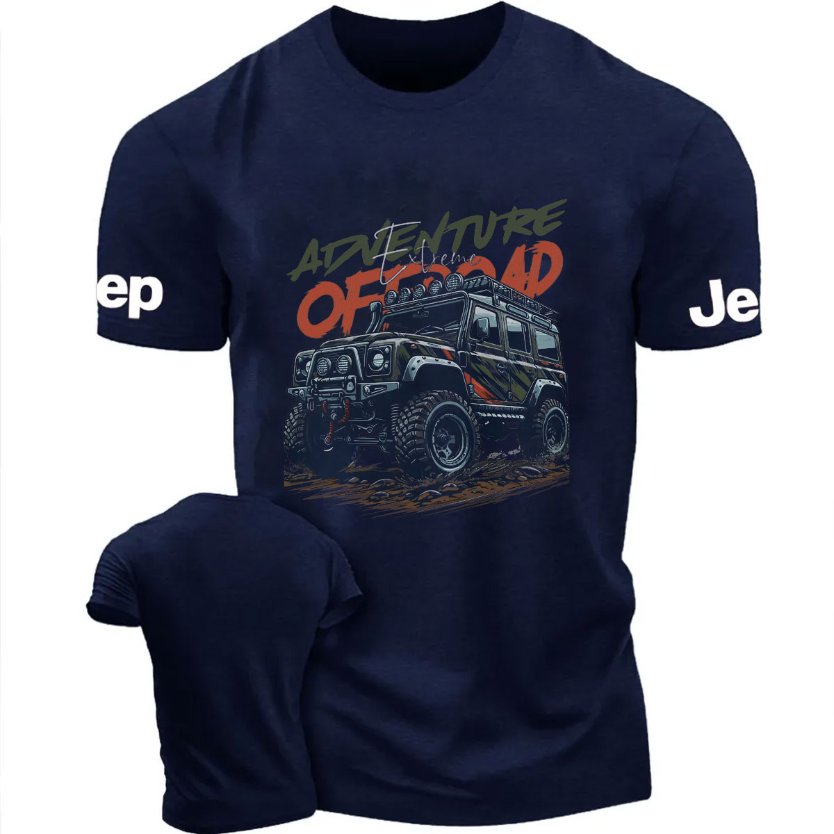 Extream Off Road Adventure Car Design T-Shirt