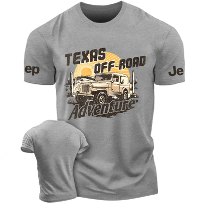 Texas Off-Road Adventure Sun Cactus Mountains Jp T-Shirt