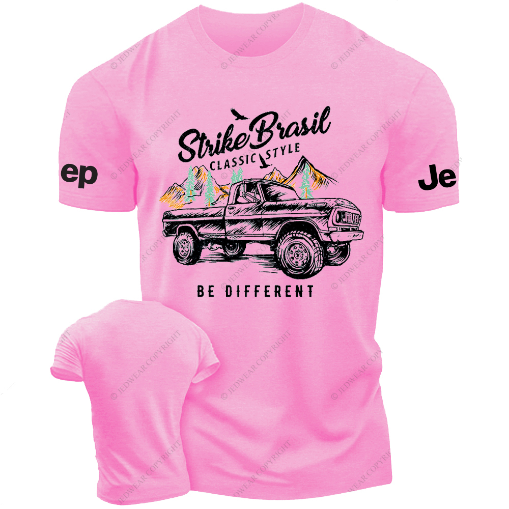 Strike Brasie Classic Style Be Different Stick Figure Line Art Jp T-Shirt