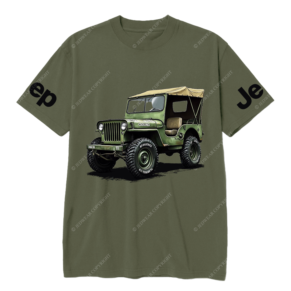 Vintage Military Green Jp with Canvas Top JP T-shirt