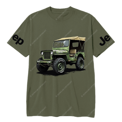 Vintage Military Green Jp with Canvas Top JP T-shirt