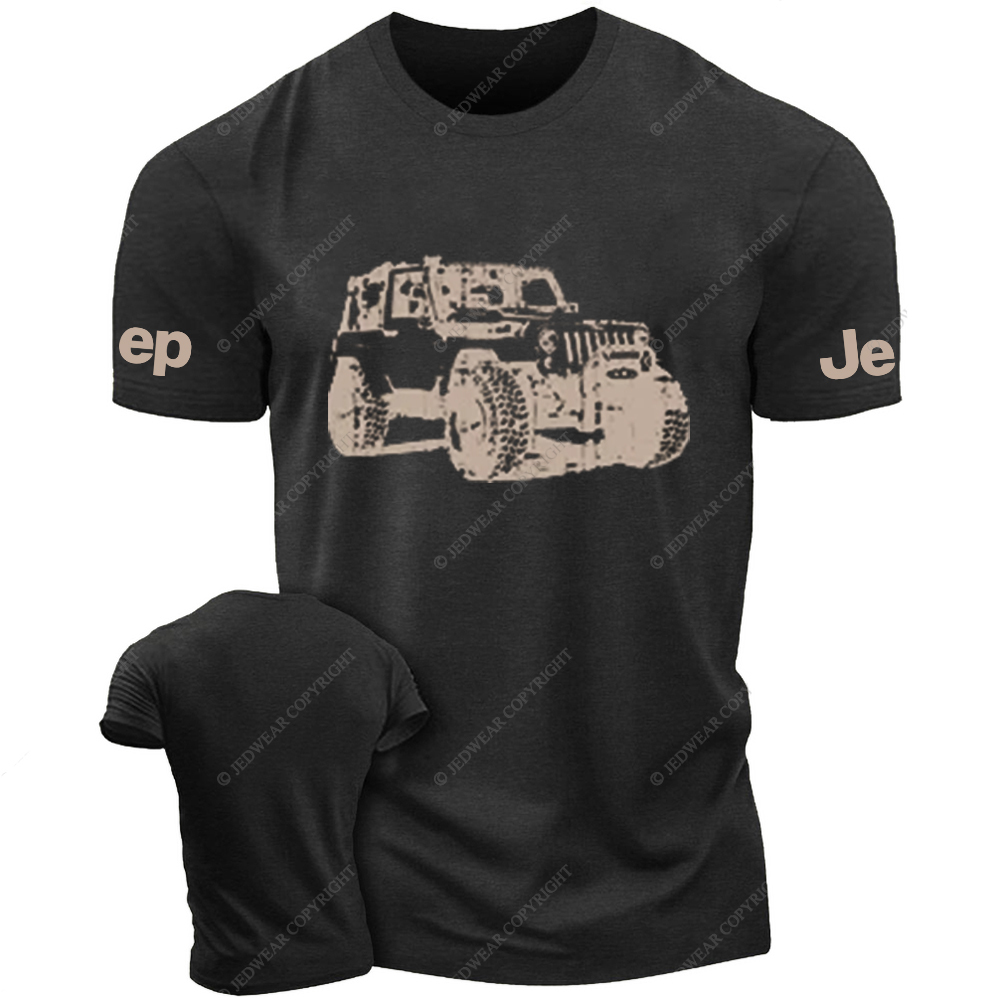 Hand-Painted Four-Wheeled Vehicle Jp T-Shirt