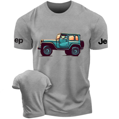 Blue Painted  Four-Wheeled Vehicle Jp T-Shirt