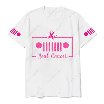 Breast Cancer Heal Cancer Breast Cancer Awareness Jp T-Shirt