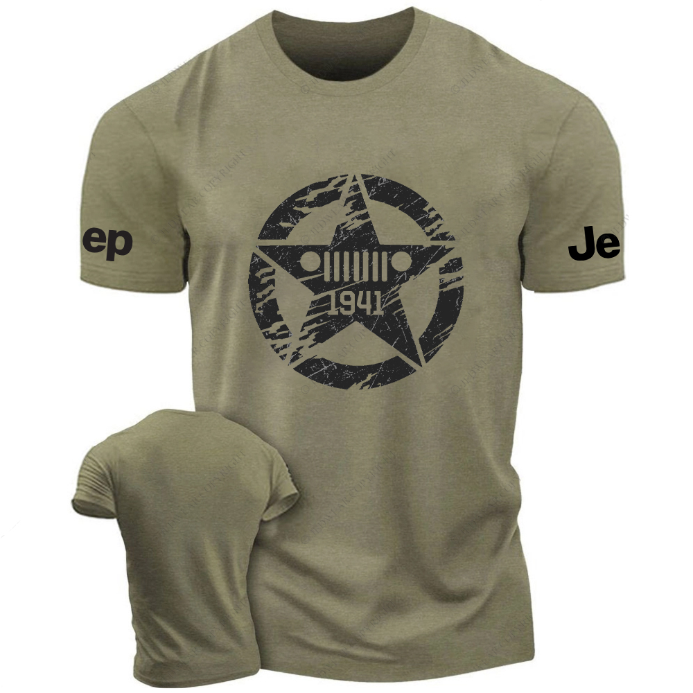 Military Star Since 1941 Vintage Style Jp T-Shirt