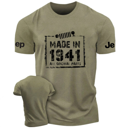 Made In 1941 All Original Parts Vintage Style Jp T-Shirt