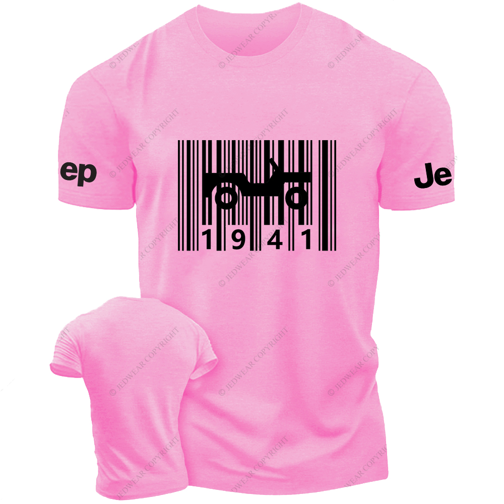 Barcode Created Time Since 1941 Vintage Style Jp T-Shirt