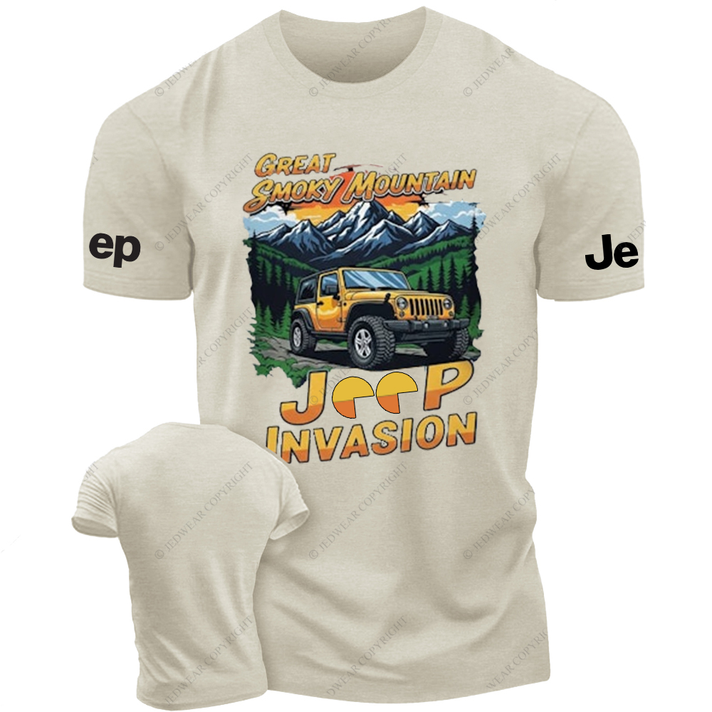 Great Smoky Mountain  Invasion Sun Tree Vintage Style Jp T-Shirt