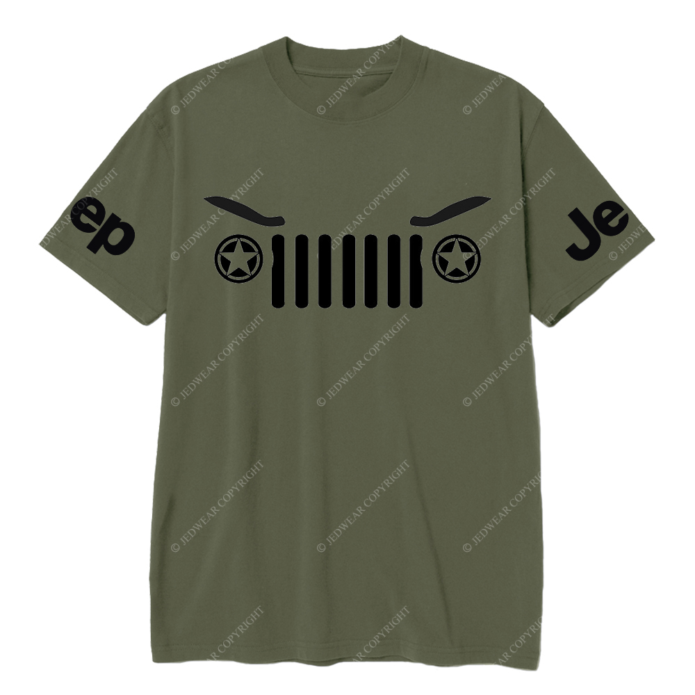 Iconic Jp Grill and Star Emblem JP T-shirt
