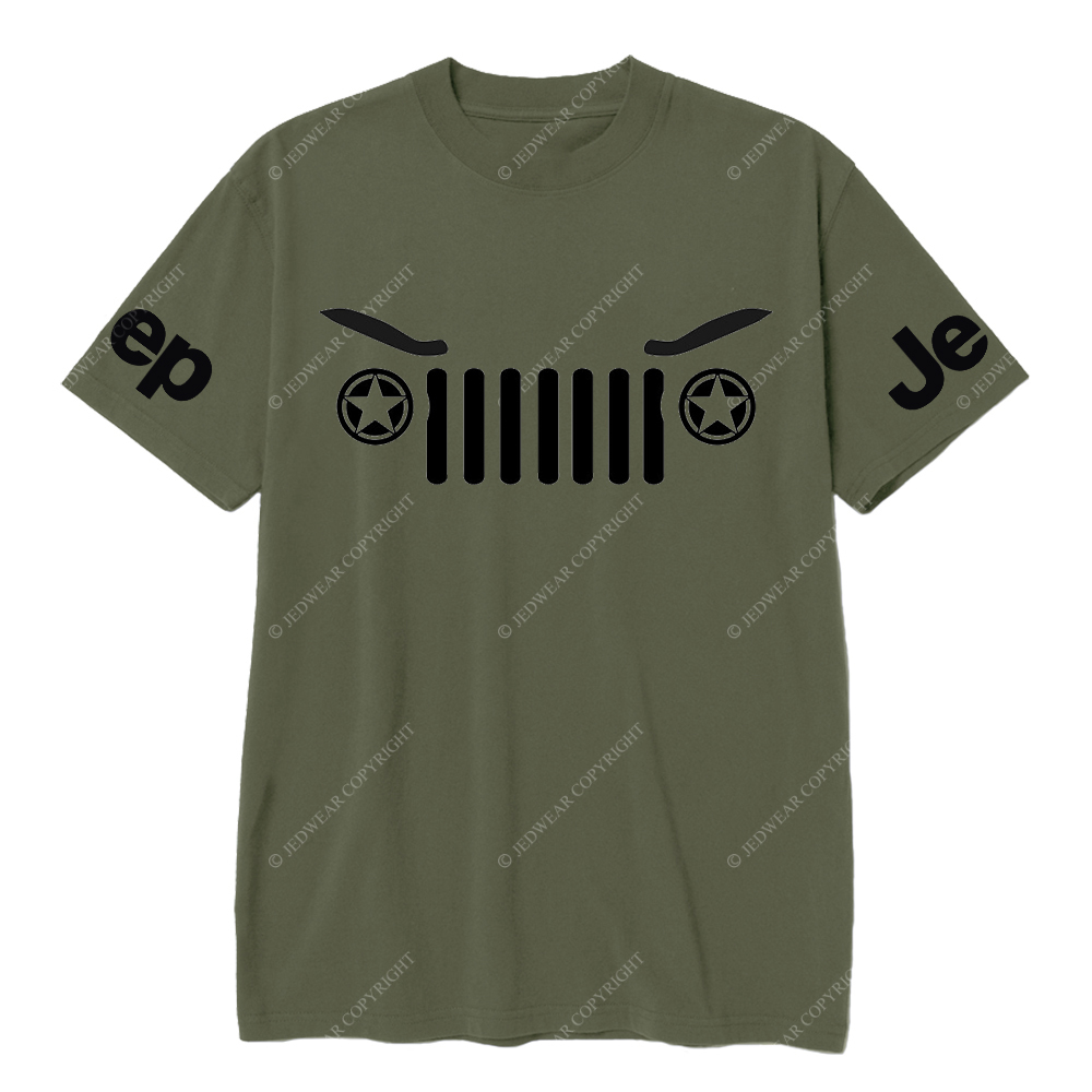 Iconic Jp Grill and Star Emblem JP T-shirt